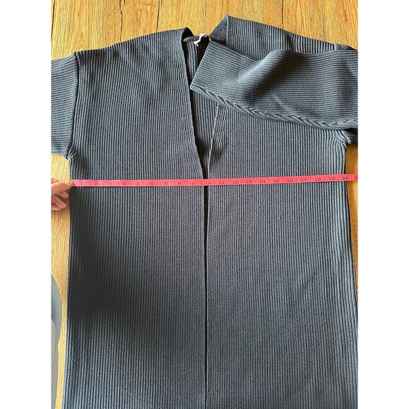 ZARA Midnight Blue Long Knit Cardigan Size Small - Picture 5 of 5